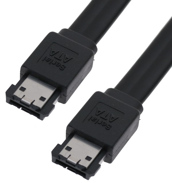 60cm Long eSATA Cable External Serial ATA/SATA/SATA2 Shielded Cord Wire NK-Shopping Color: as shown Lysee Data Cables