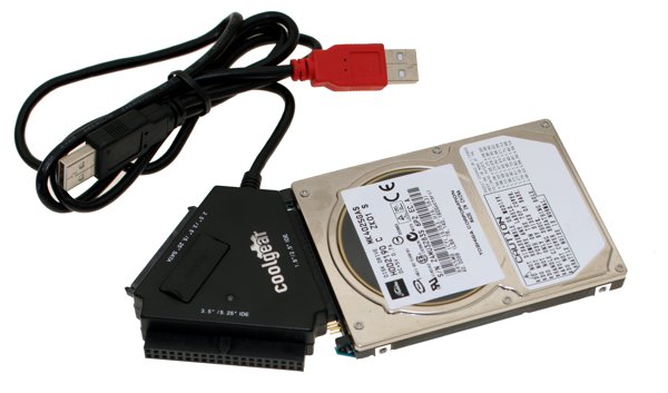 IDE sata adapter to usb 2.0 works with 2.5 inch IDE and SATA hard drives