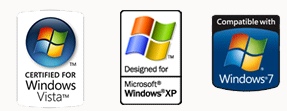 Supports Vista XP and Windows 7
